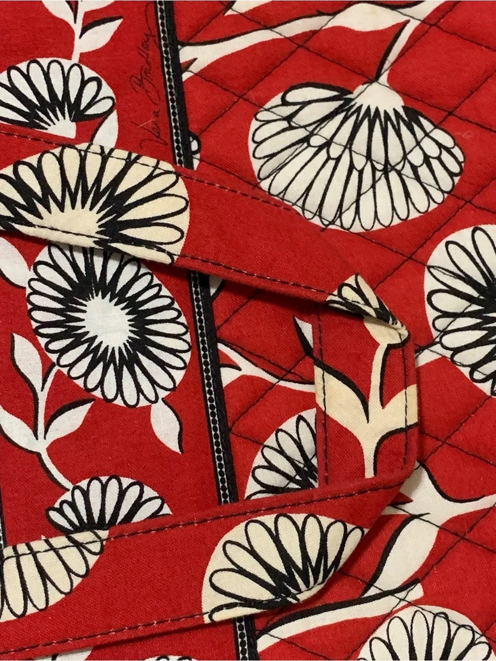 💎 Vera Bradley Deco Daisy Tech Organizer Retired Quilted Floral